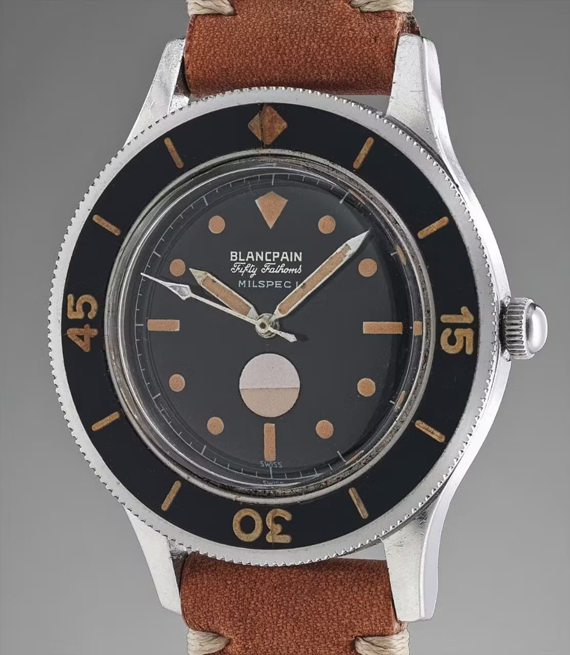 An original Blancpain Fifty Fathoms