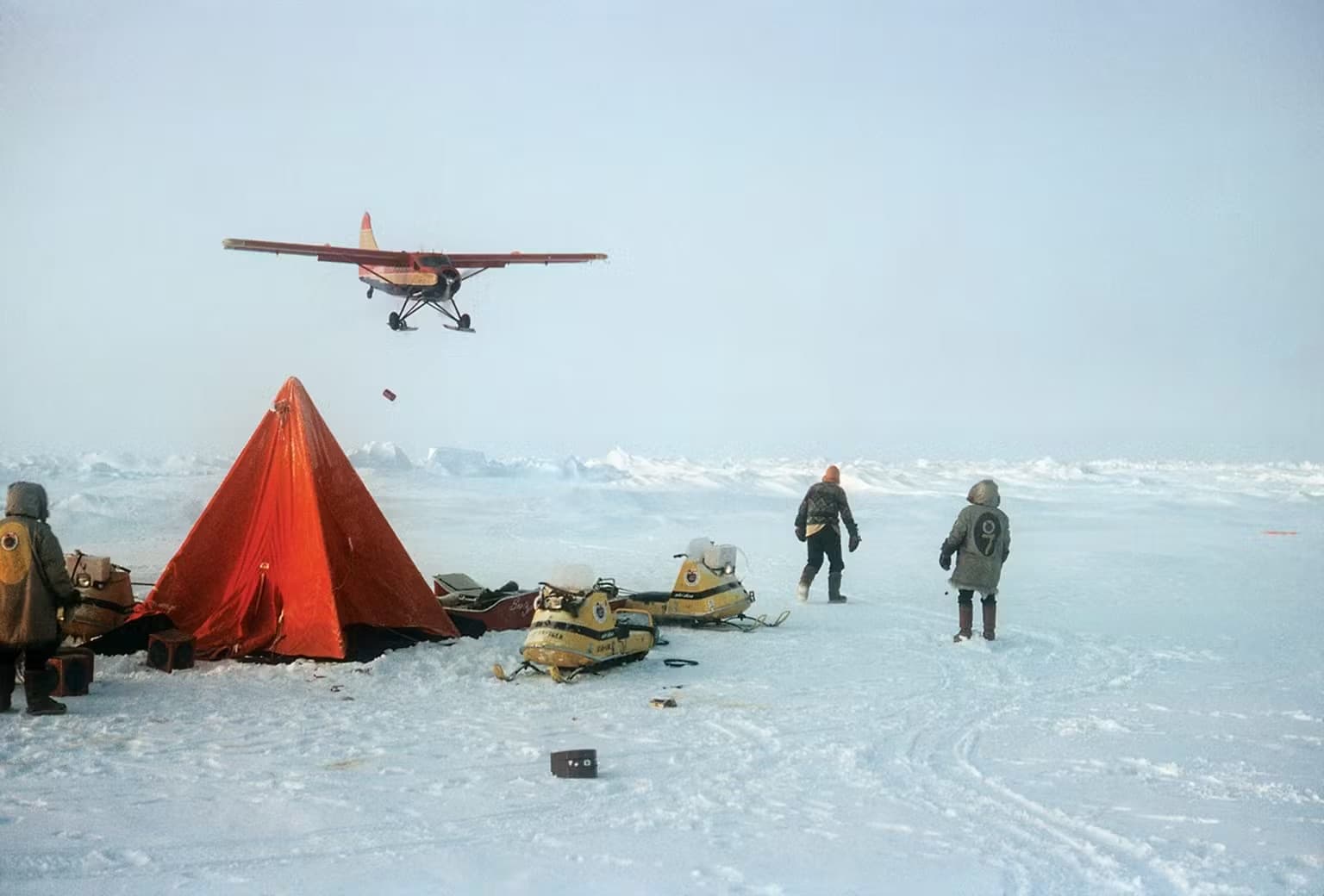 Ralph Plaisted's team at the North Pole