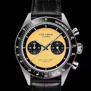 Hoffman Racing 40 Chronograph Watch made in homage to the Classic Rolex Daytona