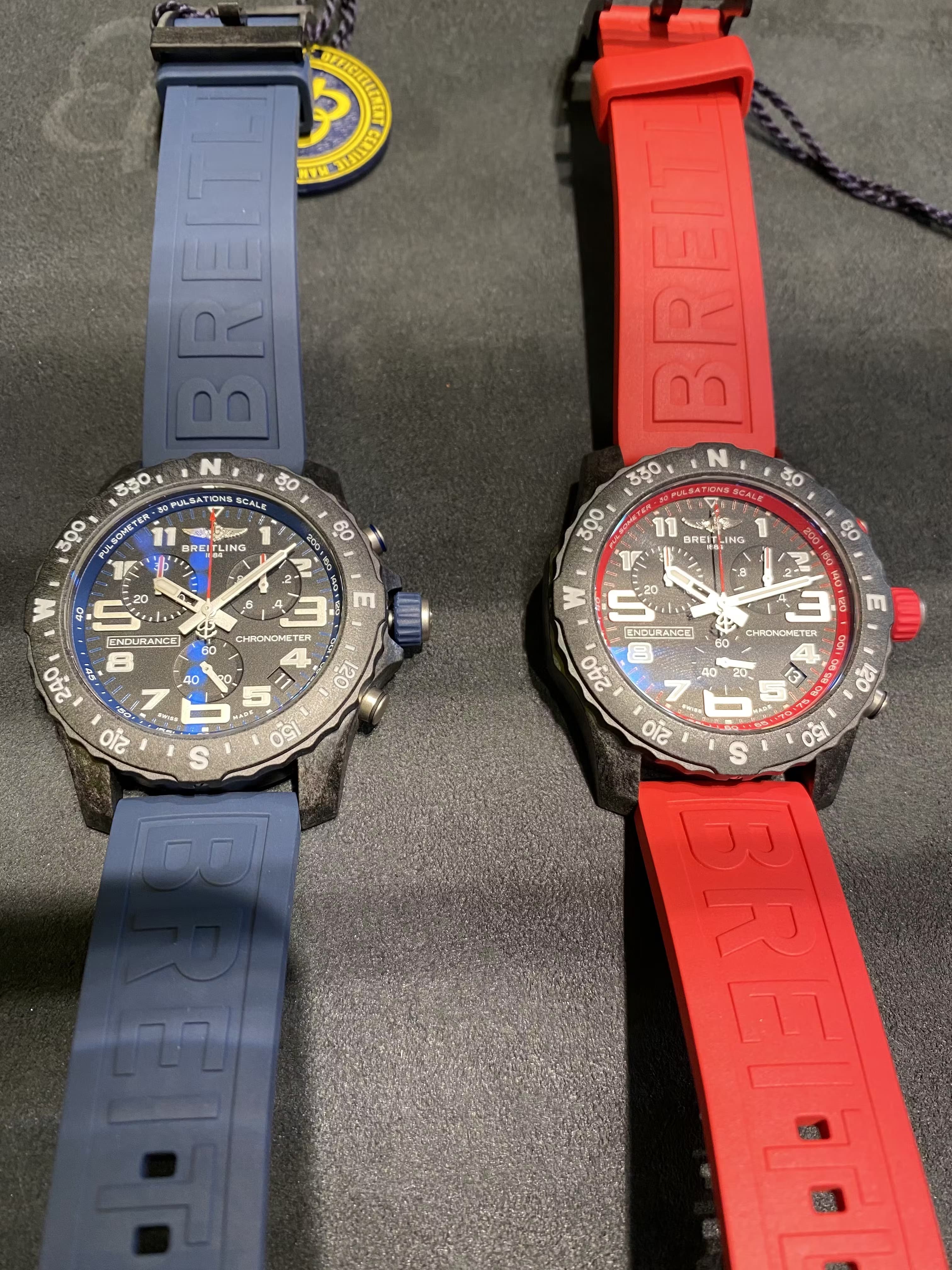 2 Breitling being compared