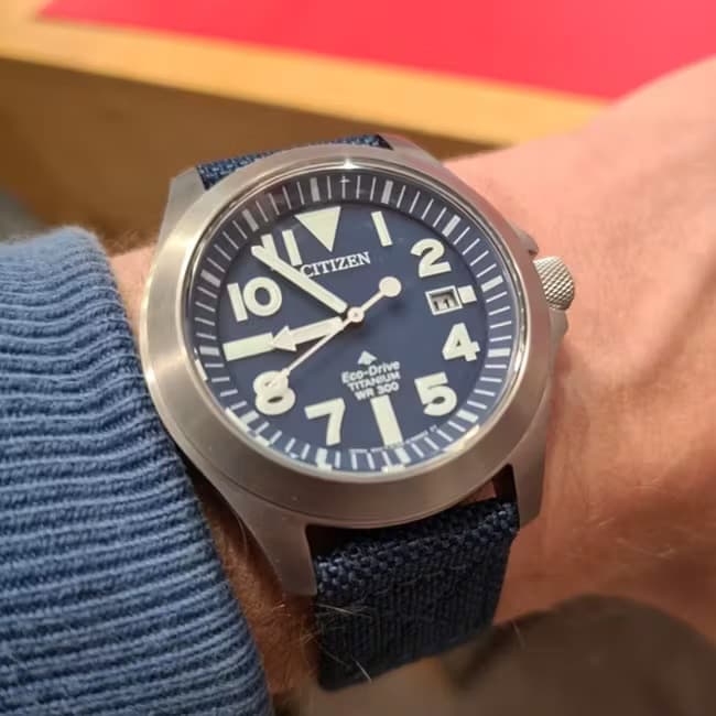 A Citizen ProMaster Tough with a Titanium Case