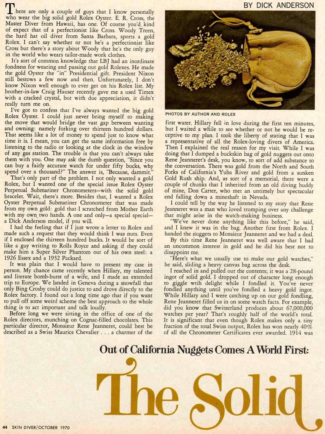 The Most Ridiculous Rolex Story I've Ever Heard.