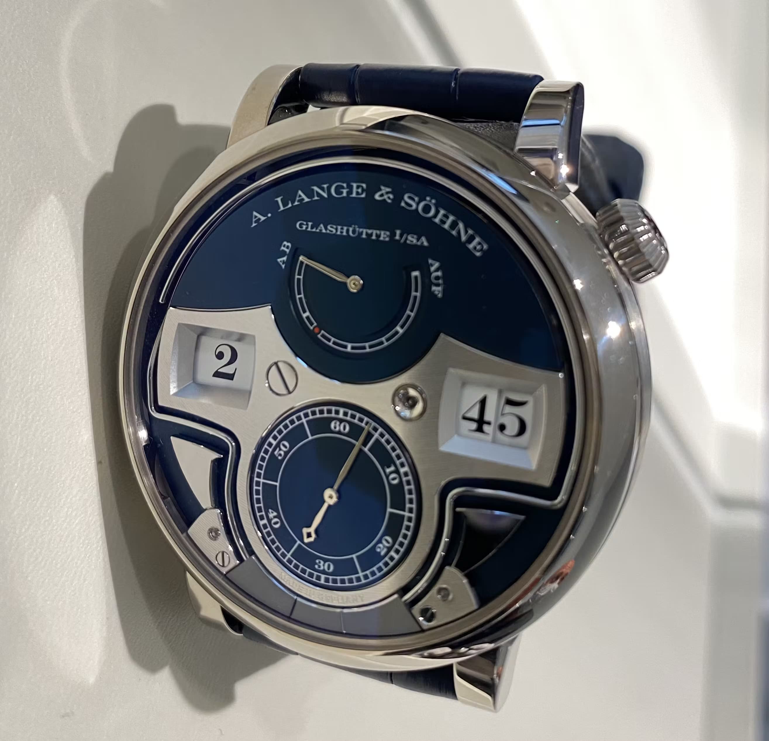 Lange Zeitwerk Minute Repeater in White Gold